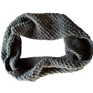 Old Navy Charcoal Knit Infinity Scarf OS
